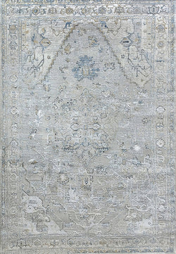 Dynamic Rugs Reha 1067-195 Cream/Grey/Blue Rug