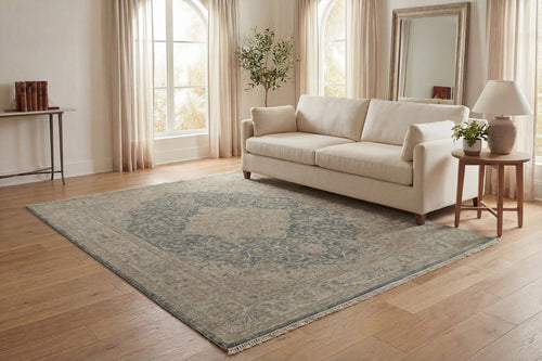 Dynamic Rugs Solace 17920-850 Beige/Blue Rug