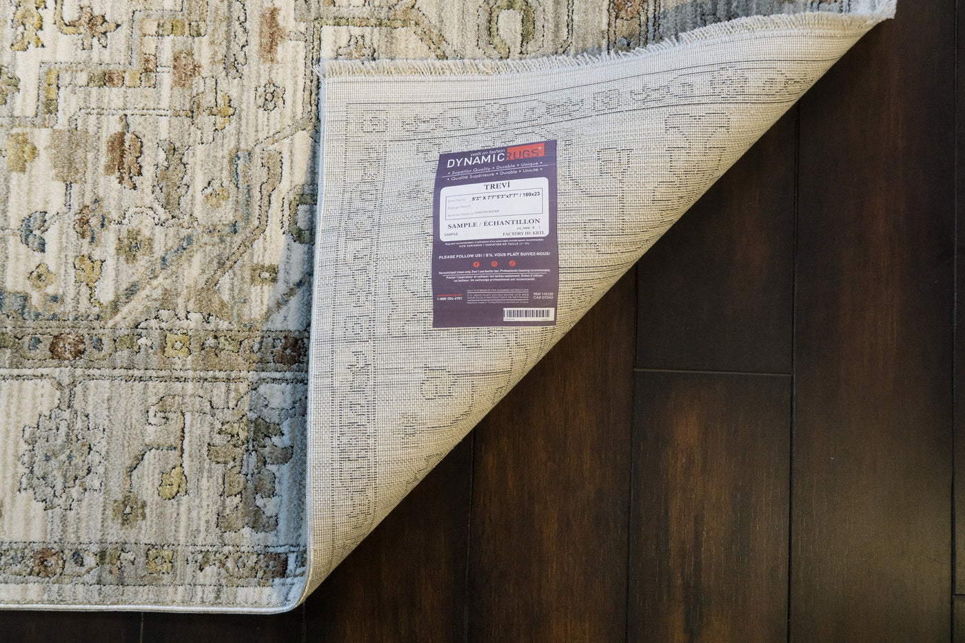 Dynamic Rugs Trevi 13250-910 Grey/Cream Rug