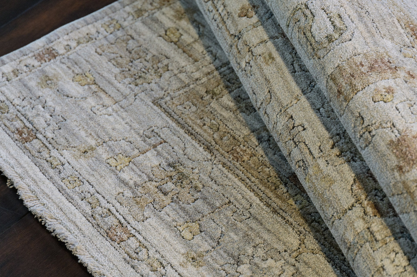 Dynamic Rugs Trevi 13250-910 Grey/Cream Rug