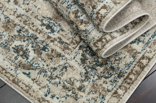 Dynamic Rugs Venedik 17770-150 Cream/Blue Rug