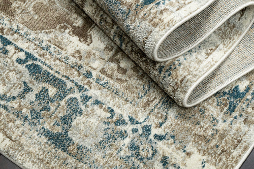 Dynamic Rugs Venedik 17778-158 Cream/Navy/Beige Rug