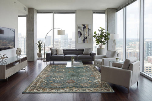 Dynamic Rugs Venedik 17781-599 Blue/Multi Rug