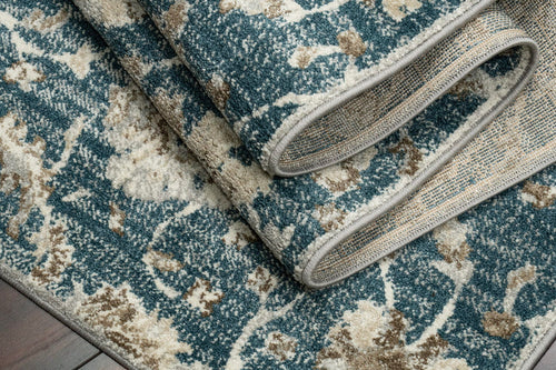 Dynamic Rugs Venedik 17784-510 Blue/Cream Rug