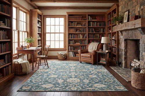 Dynamic Rugs Venedik 17784-510 Blue/Cream Rug