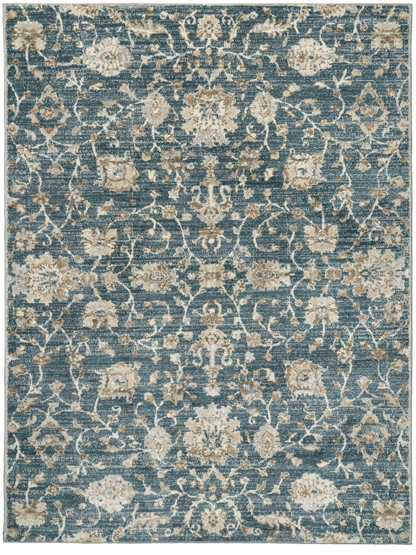 Dynamic Rugs Venedik 17784-510 Blue/Cream Rug