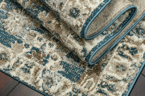 Dynamic Rugs Venedik 17785-518 Blue/Cream/Beige Rug