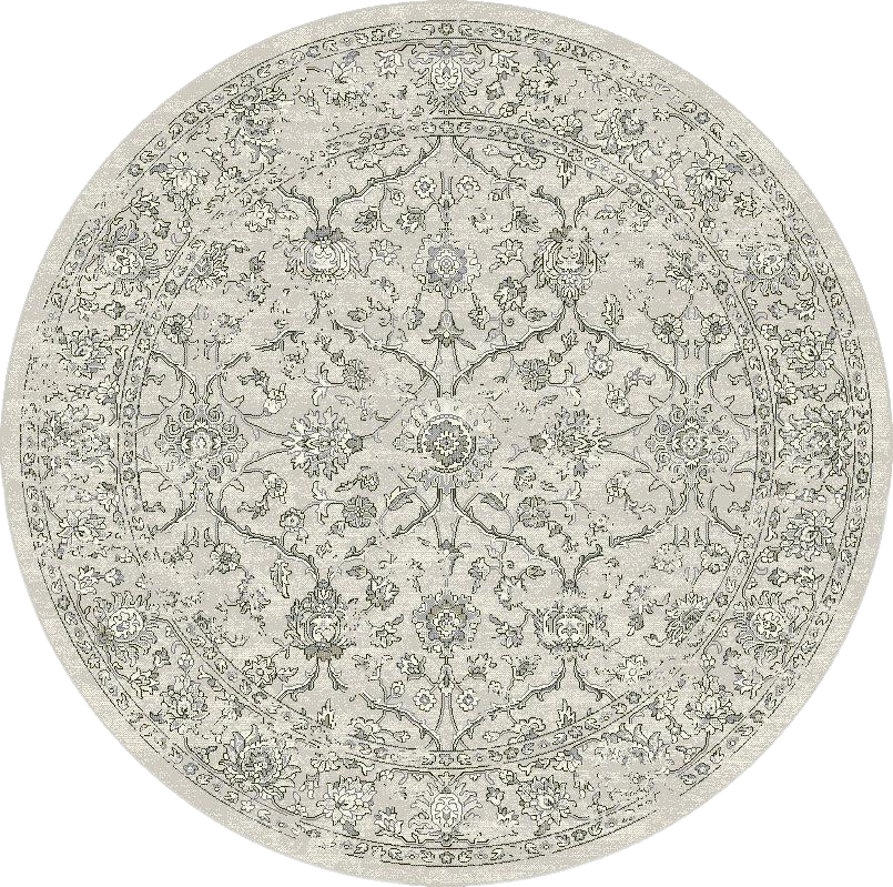 Dynamic Rugs ANCIENT GARDEN 57136-9696 Silver Rug