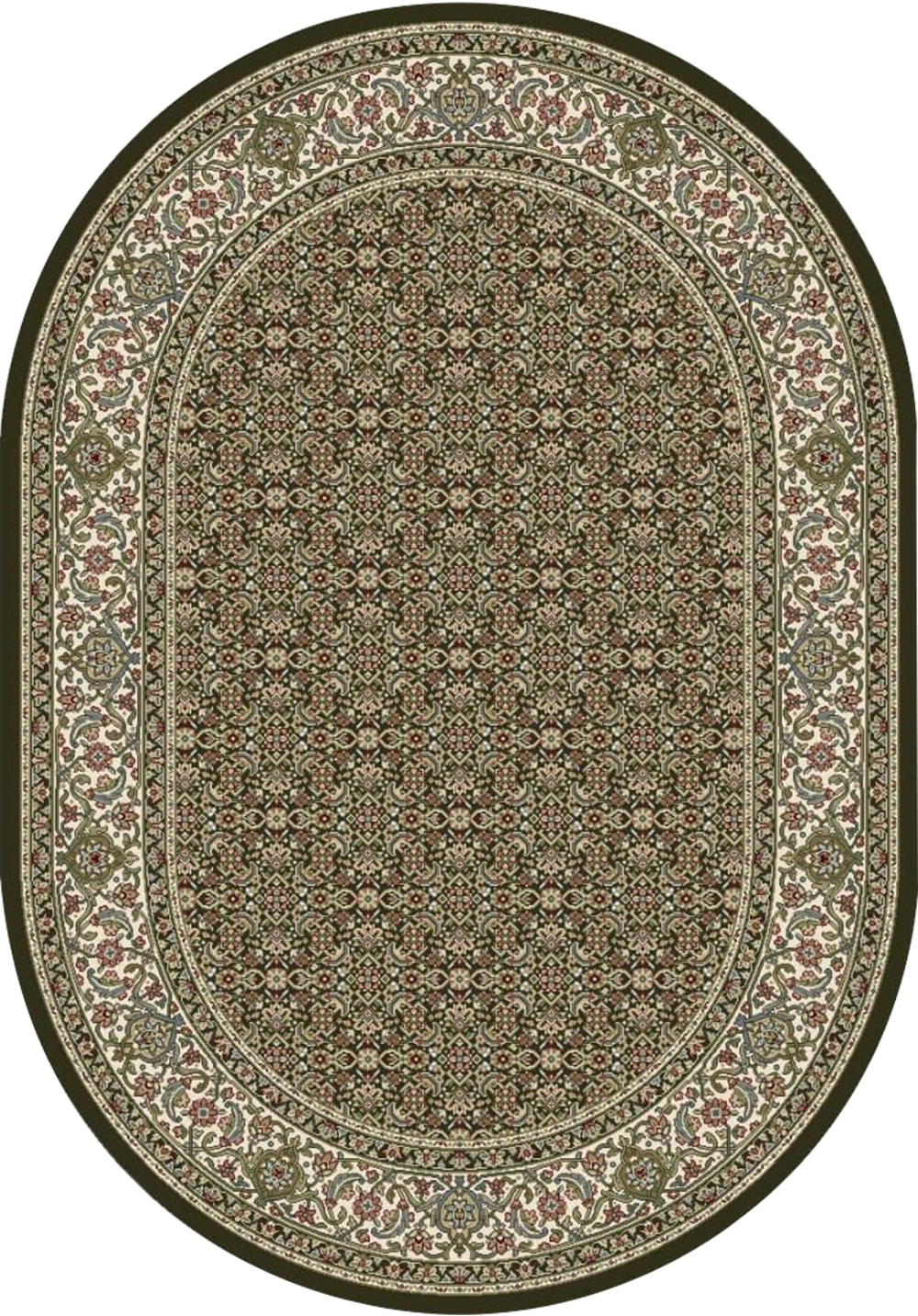 Dynamic Rugs Ancient Garden 57011-3263 Black/Ivory Rug