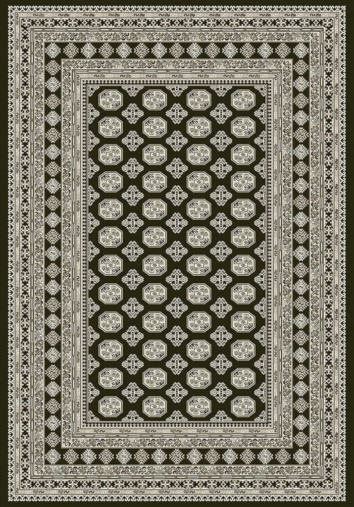 Dynamic Rugs Ancient Garden 57102-3636 Charcoal/Silver Rug