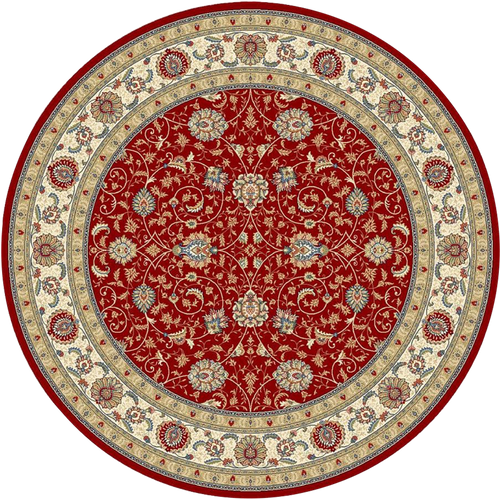 Dynamic Rugs Ancient Garden 57120-1464 Red/Ivory Rug