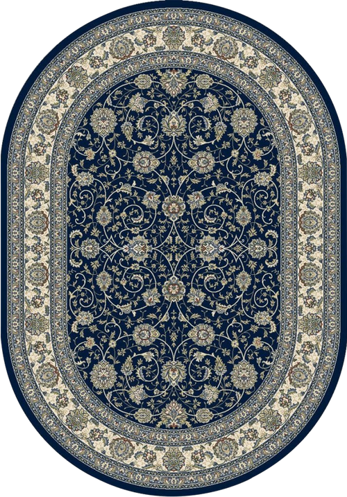 Dynamic Rugs Ancient Garden 57120-3464 Blue/Ivory Rug