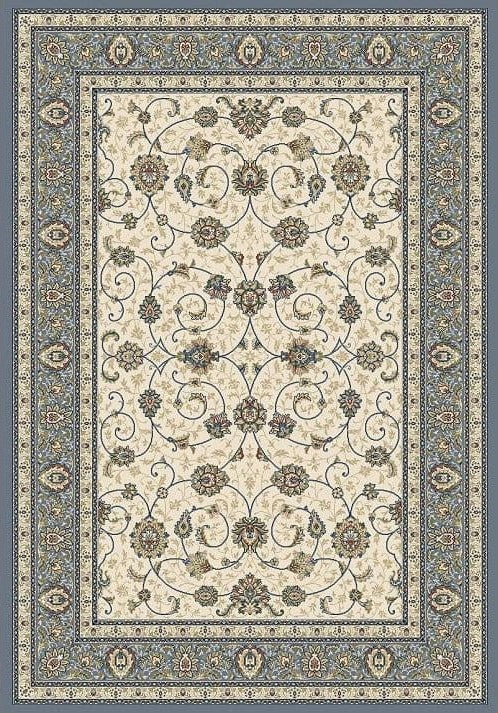 Dynamic Rugs Ancient Garden 57120-6454 Ivory/Light Blue Rug