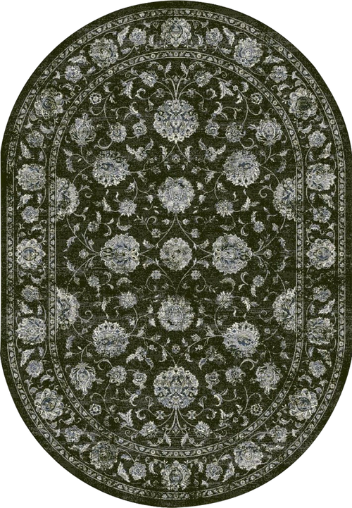 Dynamic Rugs Ancient Garden 57126-3636 Charcoal/Silver Rug