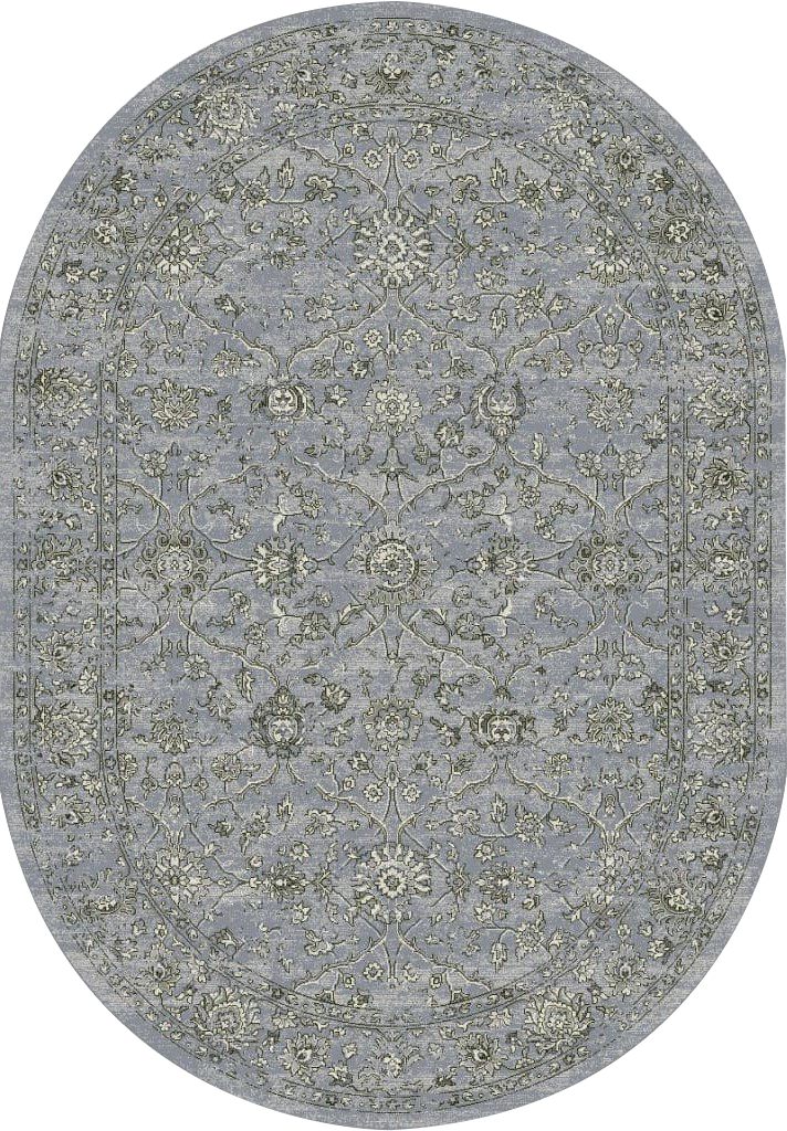 Dynamic Rugs Ancient Garden 57136-4646 Steel Blue/Cream Rug