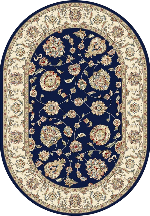 Dynamic Rugs Ancient Garden 57365-3464 Blue/Ivory Rug