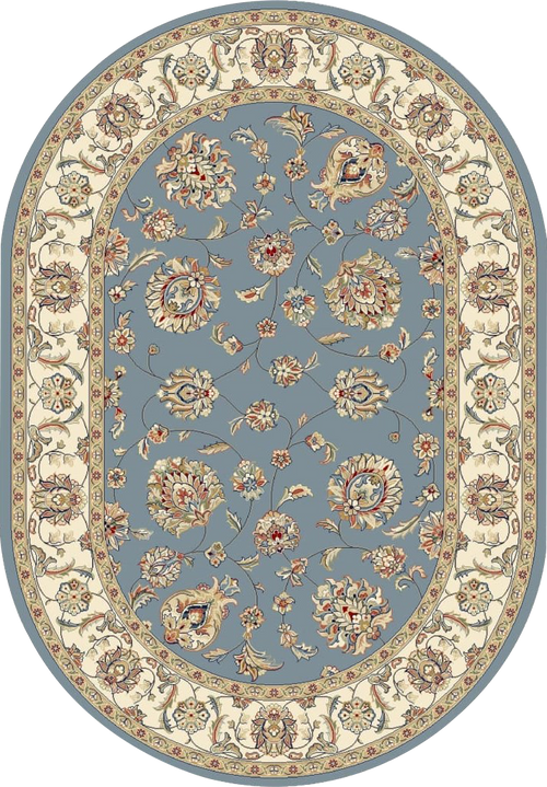 Dynamic Rugs Ancient Garden 57365-5464 Light Blue/Ivory Rug