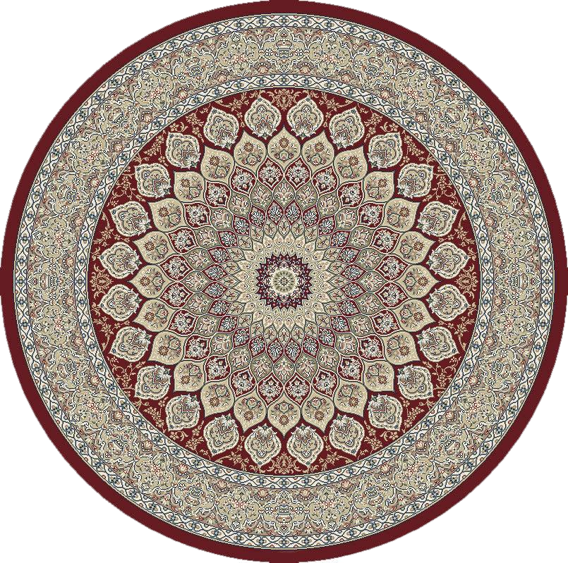 Dynamic Rugs ANCIENT GARDEN 57090-1484 Red Rug