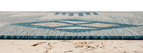 American cover design / Persian weavers Coastal 664 Ocean Rug