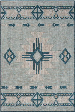 American cover design / Persian weavers Coastal 664 Ocean Rug