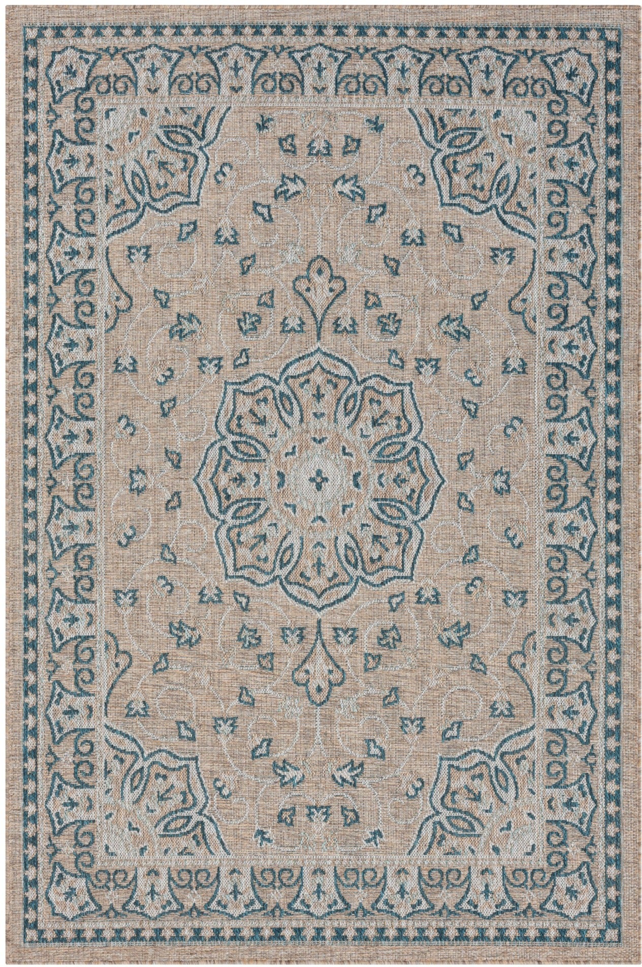 American cover design / Persian weavers Coastal 668 Coconut Rug