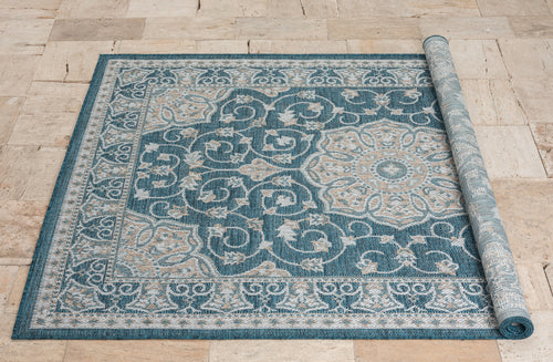 American cover design / Persian weavers Coastal 668 Turquoise Rug