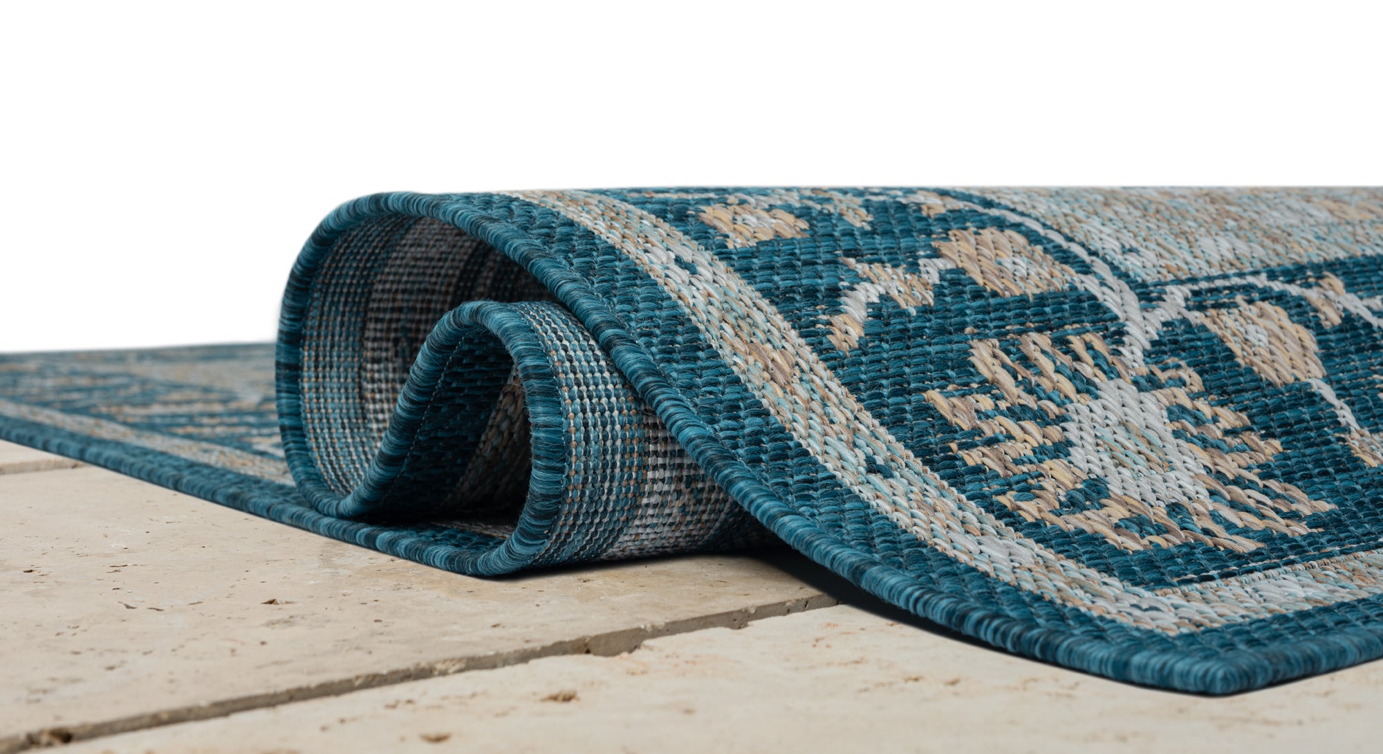 American cover design / Persian weavers Coastal 672 Turquoise Rug