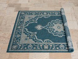 American cover design / Persian weavers Coastal 672 Turquoise Rug