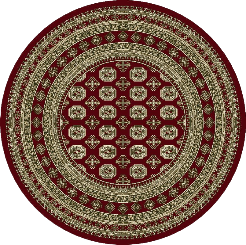 Dynamic Rugs ANCIENT GARDEN 57102-1293 Red Rug