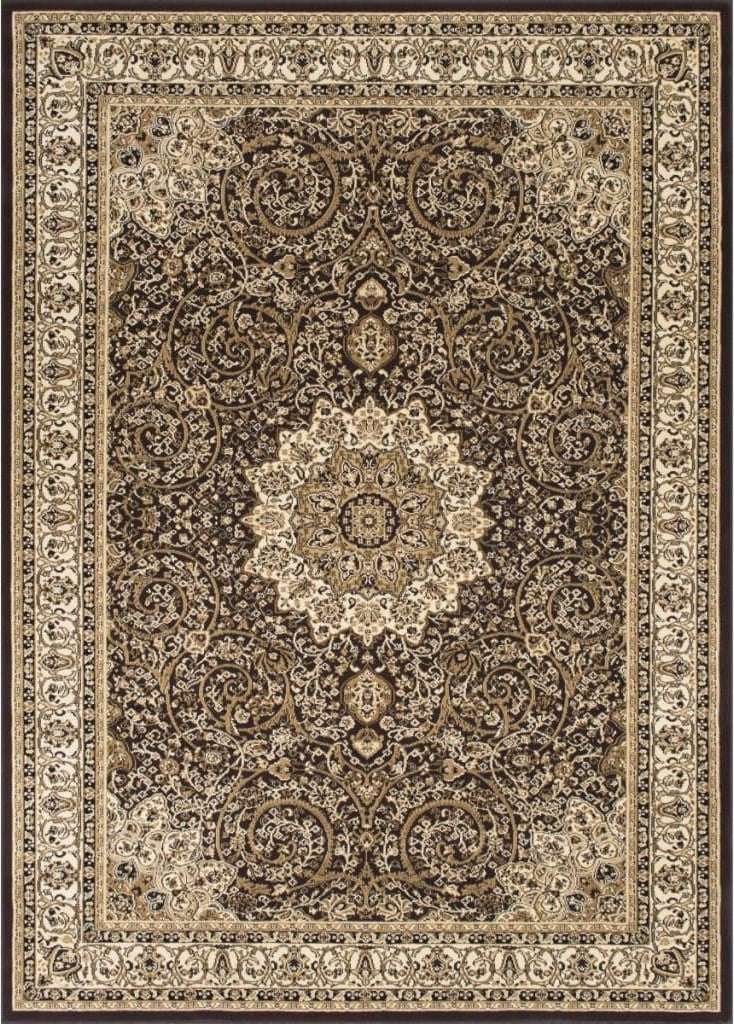 American cover design / Persian weavers Elegance 208 Chocolate Rug
