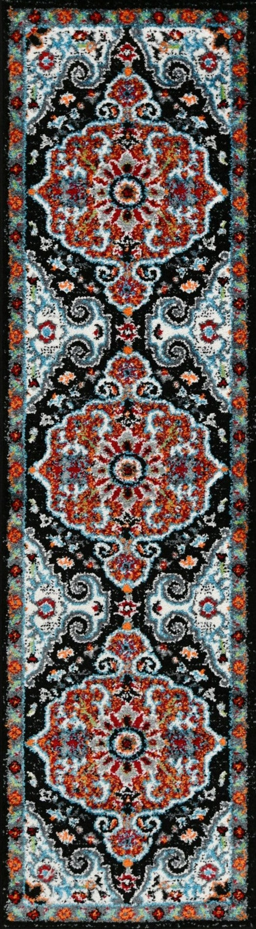 American cover design / Persian weavers Ibiza 183 Black Rug