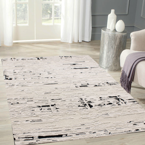Dynamic Rugs Trono 5480-910 Black/White Rug