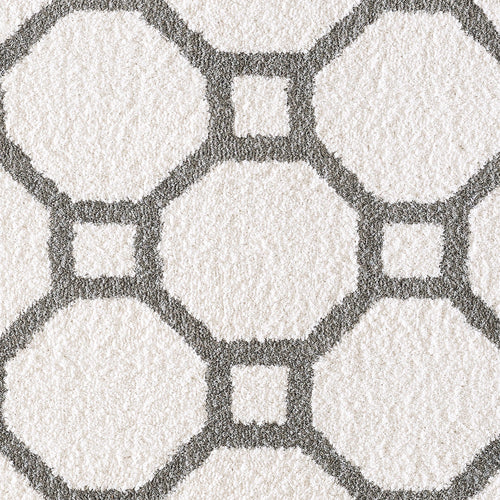 Dynamic Rugs SILKY SHAG 5903-119 White Rug