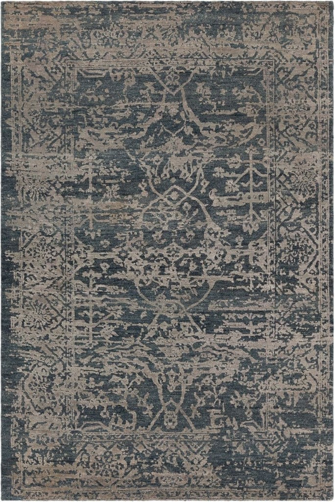 Chandra Sasha SAS-47002 Navy Blue Rug