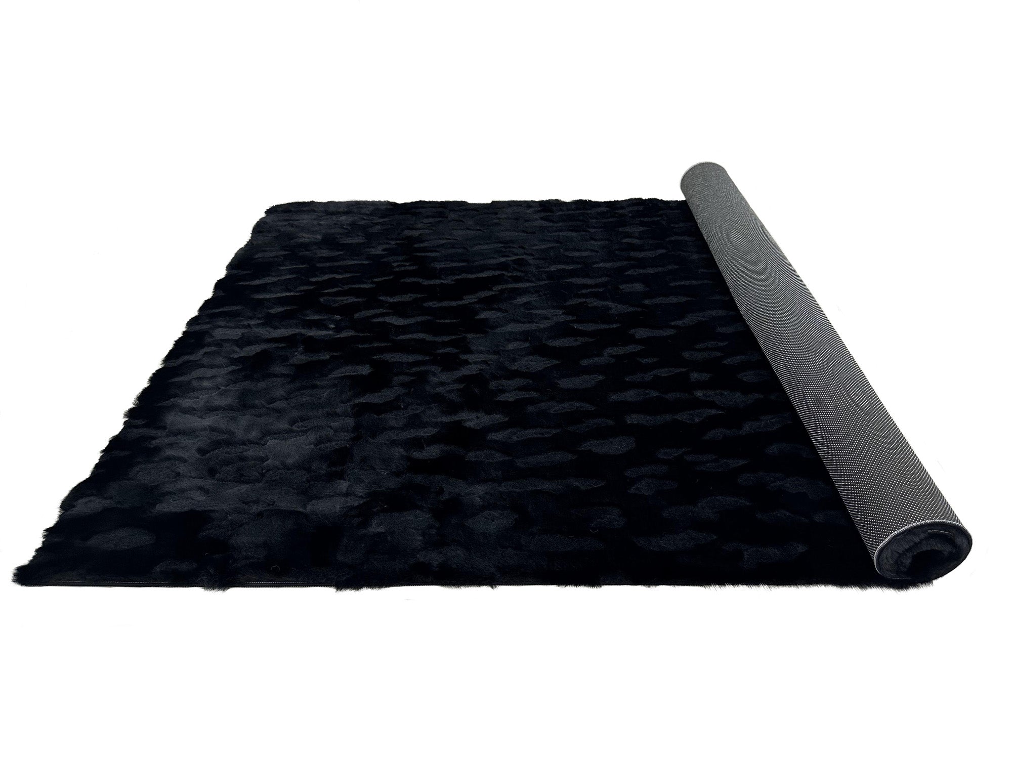 Sculpted Bunny 50 Black Rug