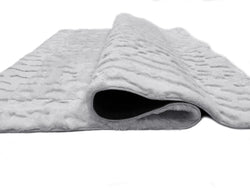 American cover design / Persian weavers Sculpted Bunny 50 Silver Rug