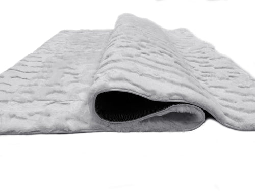 American cover design / Persian weavers Sculpted Bunny 50 Silver Rug