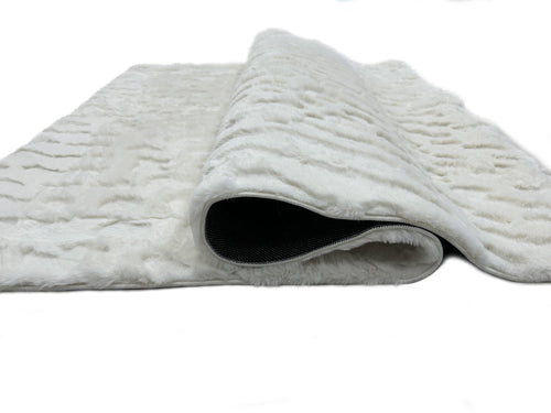 American cover design / Persian weavers Sculpted Bunny 50 Snow Rug