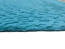 American cover design / Persian weavers Sculpted Bunny 50 Turquoise Rug