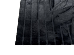 American cover design / Persian weavers Sculpted Bunny 51 Black Rug