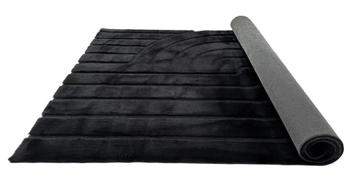 American cover design / Persian weavers Sculpted Bunny 51 Black Rug