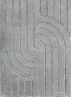 American cover design / Persian weavers Sculpted Bunny 51 Silver Rug