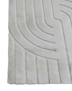 American cover design / Persian weavers Sculpted Bunny 51 Snow Rug