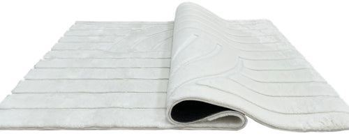 American cover design / Persian weavers Sculpted Bunny 51 Snow Rug