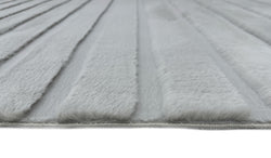 American cover design / Persian weavers Sculpted Bunny 52 Silver Rug