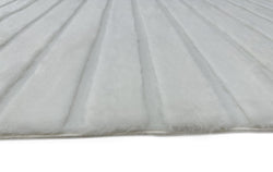 American cover design / Persian weavers Sculpted Bunny 52 Snow Rug