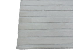 American cover design / Persian weavers Sculpted Bunny 52 Snow Rug