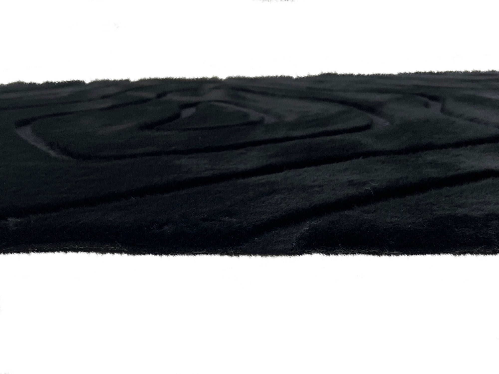 Sculpted Bunny 53 Black Rug