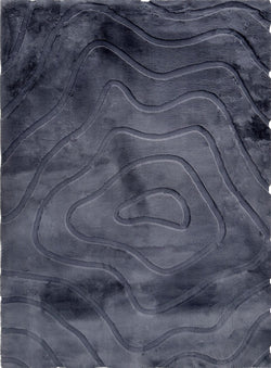 American cover design / Persian weavers Sculpted Bunny 53 Graphite Rug