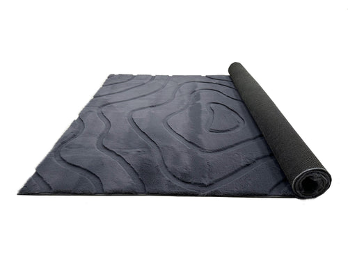 American cover design / Persian weavers Sculpted Bunny 53 Graphite Rug